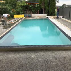 Poolhinterfüllung Poolhinterfüllung